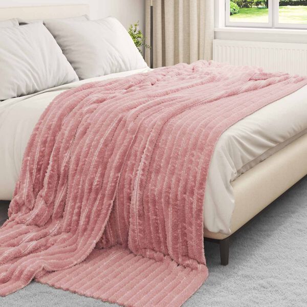 vidaXL Throw Blankets 6 pcs Pink 270 x 240 cm Fleece