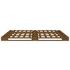 vidaXL Bed Frame without Mattress Brown Solid Wood Pine Small Double