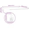 vidaXL Awning White 4.5 x 3.5 m Metal