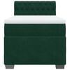 vidaXL Box Spring Bed with Mattress Dark Green 80x200 cm Velvet