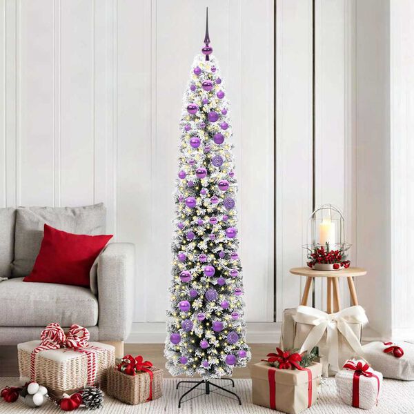 vidaXL Artificial Christmas Tree with 300 LEDs with Stand Green 180 cm