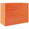 vidaXL Garden Planter Wax Brown 90x40x68.5 cm Solid Wood Pine