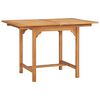 vidaXL 5 Piece Garden Dining Set Solid Teak Wood