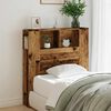 vidaXL Headboard Cabinet Old Wood 100x18.5x102.5 cm Engineered Wood