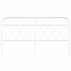 vidaXL Metal Replace Headboard White 193 cm