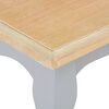 vidaXL Coffee Table Grey and Brown 110x60x40 cm Solid Pine Wood