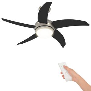 vidaXL Ceiling Fan with Light and Remote Control &Oslash; 110 cm