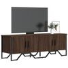 vidaXL TV Cabinet Brown Oak 122x34x41 cm Engineered Wood