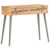 vidaXL Console Table 90x30x75 cm Solid Acacia Wood