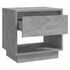 vidaXL Bedside Cabinet Concrete Grey 45x34x44 cm Engineered Wood