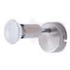 vidaXL Wall Lamp with LED Spotlight 2 pcs Satin Nickel