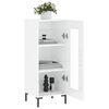 vidaXL Sideboard High Gloss White 34.5x34x90 cm Engineered Wood