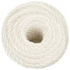 vidaXL Work Rope White 14 mm 25 m Polypropylene