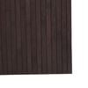 vidaXL Room Divider Dark Brown Width 400 cm Height 165 cm Bamboo