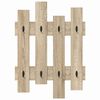 vidaXL Wall-Mounted Coat Rack Wall-mounted Sonoma oak 60 x 3 x 82 cm