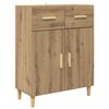 vidaXL Sideboard Artisan oak 34 x 69.5 x 89 cm Engineered wood