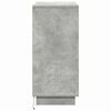 vidaXL LED Sideboard Concrete grey 71 x 34.5 x 75 cm Engineered Wood