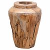 vidaXL Decoration Vase 40x60 cm Solid Teak Wood