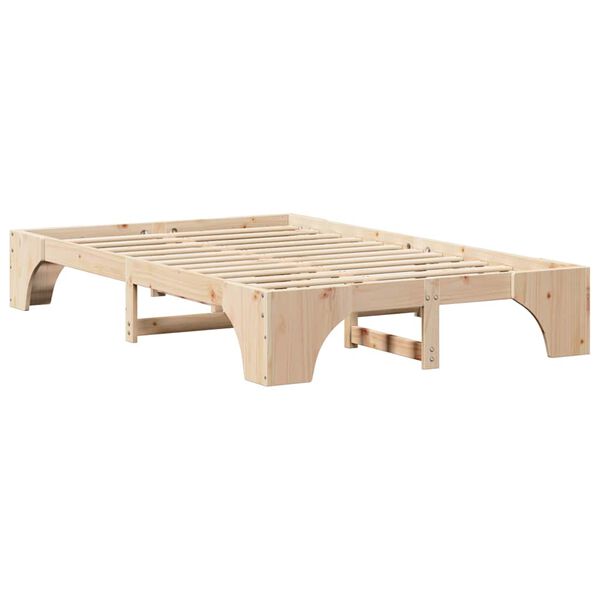 vidaXL Bed Frame Solid Pine Wood 120 x 190 cm Solid pine wood