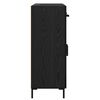 vidaXL Sideboard Black Oak 69.5 x 34 x 90 cm Engineered Wood