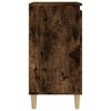 vidaXL Bedside Cabinet Smoked Oak 40x35x70 cm Engineered Wood