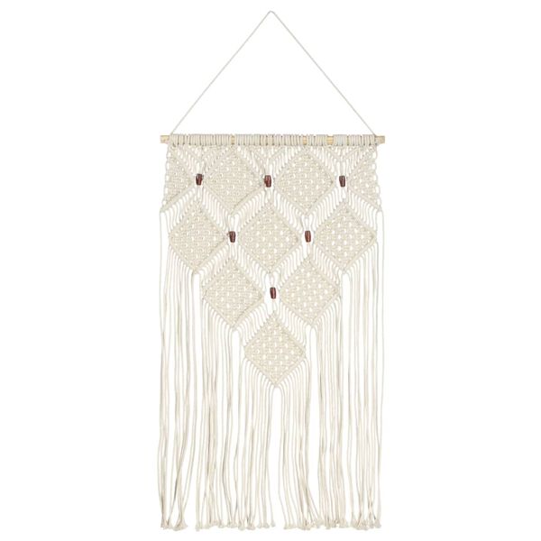 vidaXL Macrame Wall Hanger 40x80 cm Cotton