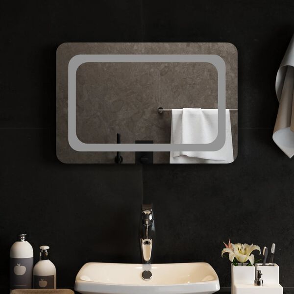 vidaXL LED Bathroom Mirror 60x40 cm