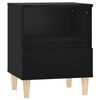 vidaXL Bedside Cabinets 2 pcs Black 40x35x50 cm