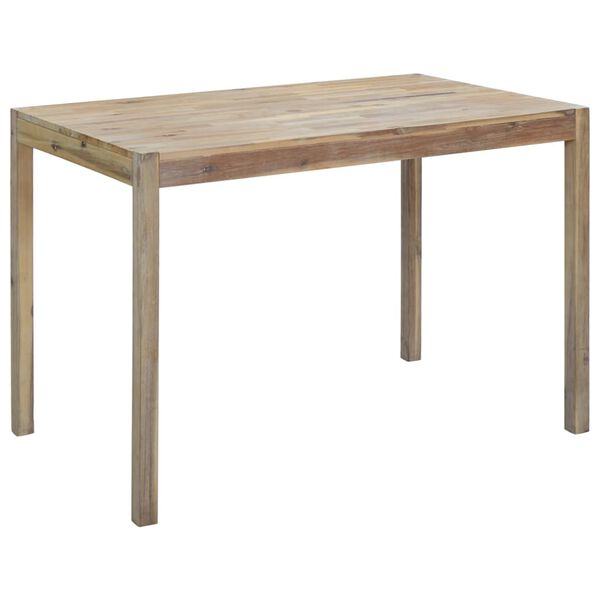 vidaXL Dining Table 120x70x75 cm Solid Acacia Wood