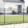 vidaXL Fence Element Assen Grey 170 x 170 cm Steel