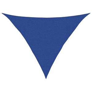 vidaXL Sunshade Sail 160 g/m&sup2; Triangular Blue 4x4x5.8 m HDPE