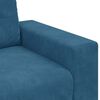 vidaXL Sofa Blue 160 x 80 x 82 cm Poly velvet