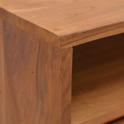 vidaXL Console Table 80x30x80 cm Solid Teak Wood