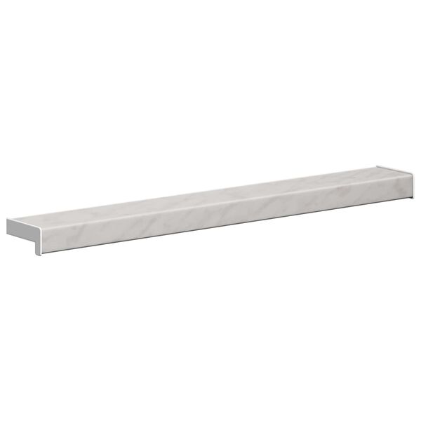 vidaXL Window Sill Marble Text -enure 60 x 10 x 4.5 cm PVC