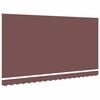 vidaXL Awning Replacement Fabric Brown 380 x 195 cm Polyester
