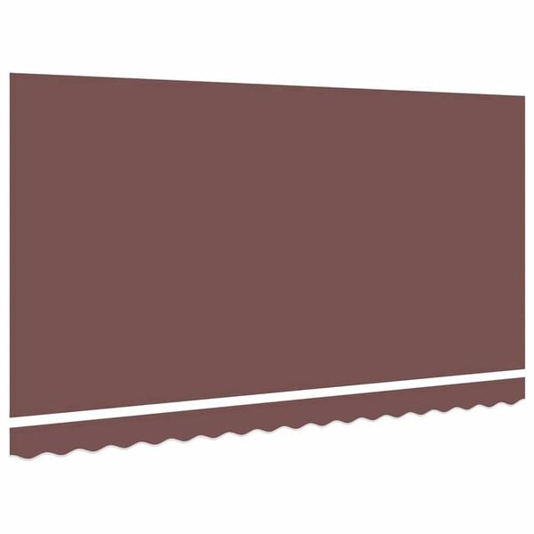 vidaXL Awning Replacement Fabric Brown 380 x 195 cm Polyester