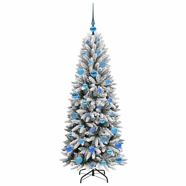vidaXL Artificial Christmas Tree with 150 LEDs White 63 x 63 x 150 cm