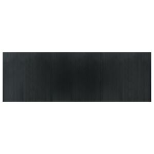 vidaXL Rug Rectangular Grey 100x300 cm Bamboo