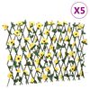 vidaXL&nbsp;Artificial Ivy Trellis Expandable 5 pcs Yellow 180x60 cm