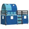 vidaXL Bunk Bed without Mattress Blue 90x200 cm Solid Wood Pine