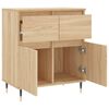 vidaXL Sideboard Sonoma Oak 60x35x70 cm Engineered Wood