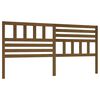 vidaXL Bed Headboard Honey Brown 186x4x100 cm Solid Wood Pine