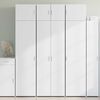 vidaXL Storage Cabinet White 70x42.5x225 cm Engineered Wood