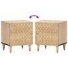 vidaXL Bedside Cabinet 40x33x46 cm Solid Wood Mango