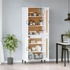 vidaXL Highboard White 69.5x34x180 cm Engineered Wood