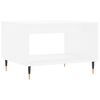 vidaXL Coffee Table White 60x50x40 cm Engineered Wood