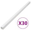 vidaXL Cable Trunking 33x33 mm 30 m PVC