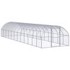 vidaXL Chicken Coop | Silver | Galvanised steel | Large | Durable | Chicken Coop