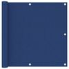 vidaXL Balcony Screen Blue 90x300 cm Oxford Fabric