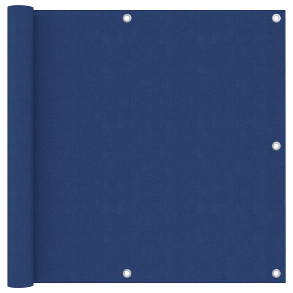 vidaXL Balcony Screen Blue 90x300 cm Oxford Fabric